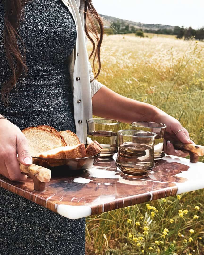 1 Almond Blossom Serving Tray - Image 1
